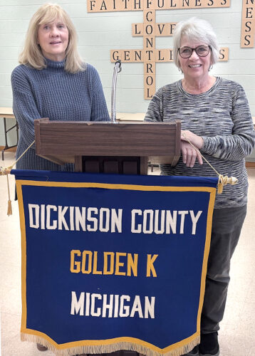 Sundstrom presents Jake Menghini Museum program to Golden K